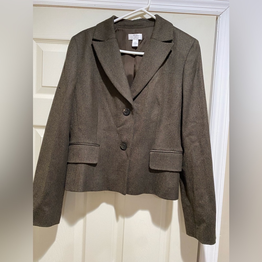 2 piece pant suit wool